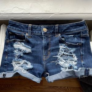 Dark blue size 4 American eagle shorts